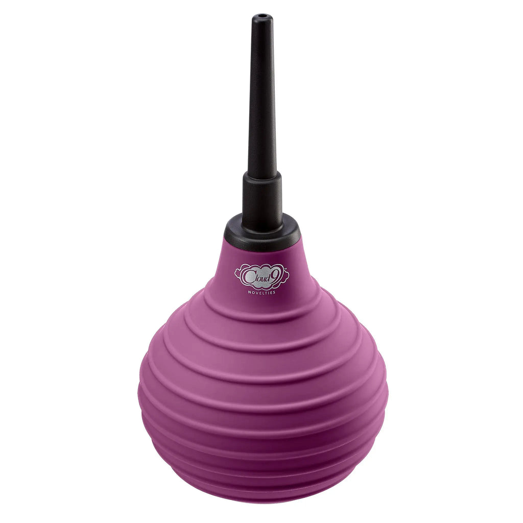 Health and Wellness Deluxe Enema Douche Non- Backflow One-Way Valve - 7.9 Fl. Oz. - Plum – body-safe materials | Fu'Cha Ex...