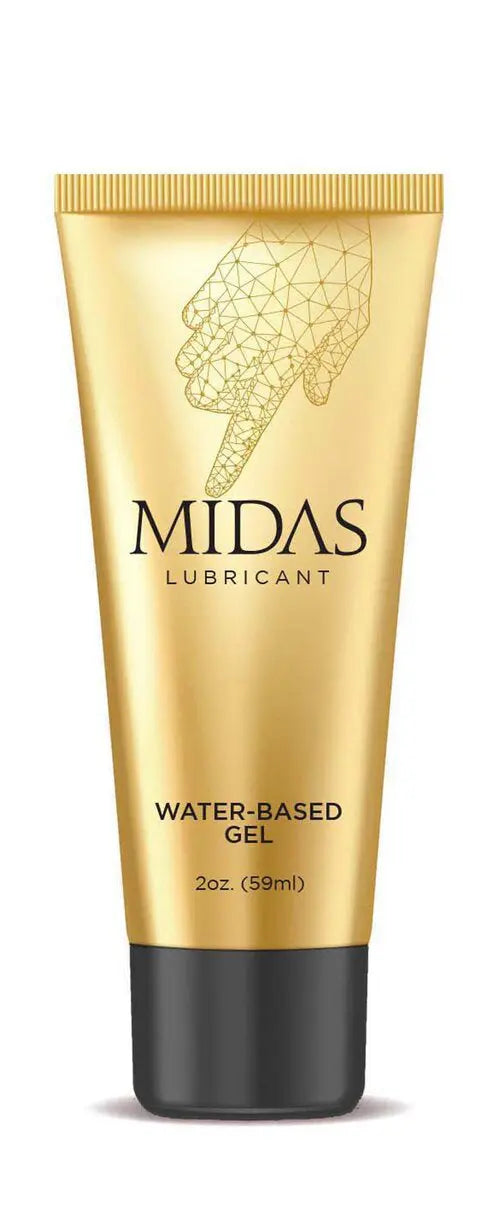 Midas Lubricant - Water-Based Gel - 2 Fl. Oz. – body-safe materials | Fu'Cha Exotics