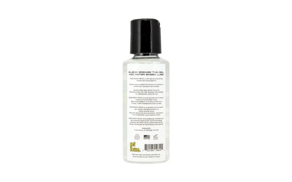 Elbow Grease H2O Thin Gel - 2.4 Oz. – body-safe materials | Fu'Cha Exotics