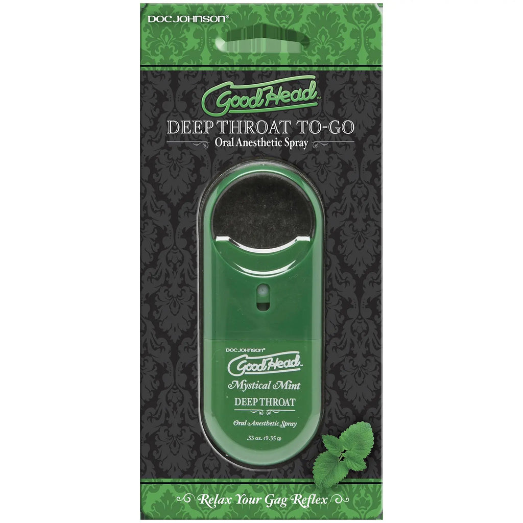 Good Head to Go Deep Throat Spray - Mystical Mint – body-safe materials | Fu'Cha Exotics