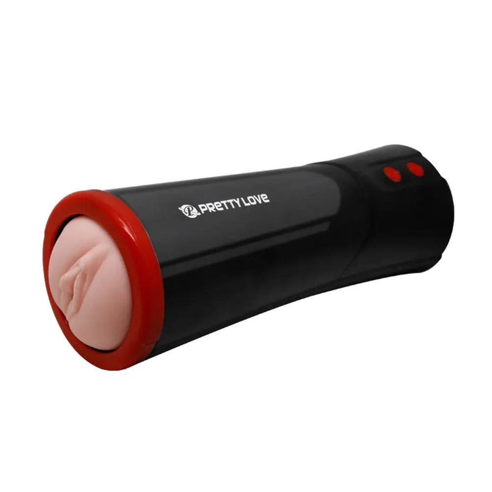 Pretty Love Ozzy - Vagina - Black/ Red – body-safe materials | Fu'Cha Exotics