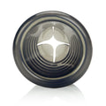 Universal silicone pump sleeve with smoke gray concentric ridges