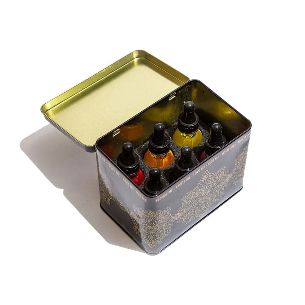 Oil of Love - the Collection Set - 6 Flavors – body-safe materials | Fu'Cha Exotics
