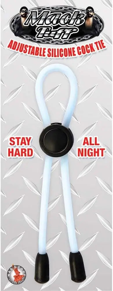 Mack Tuff Adjustable Silicone Cock Tie-Clear – body-safe silicone adjustable intensity | Fu'Cha Exotics