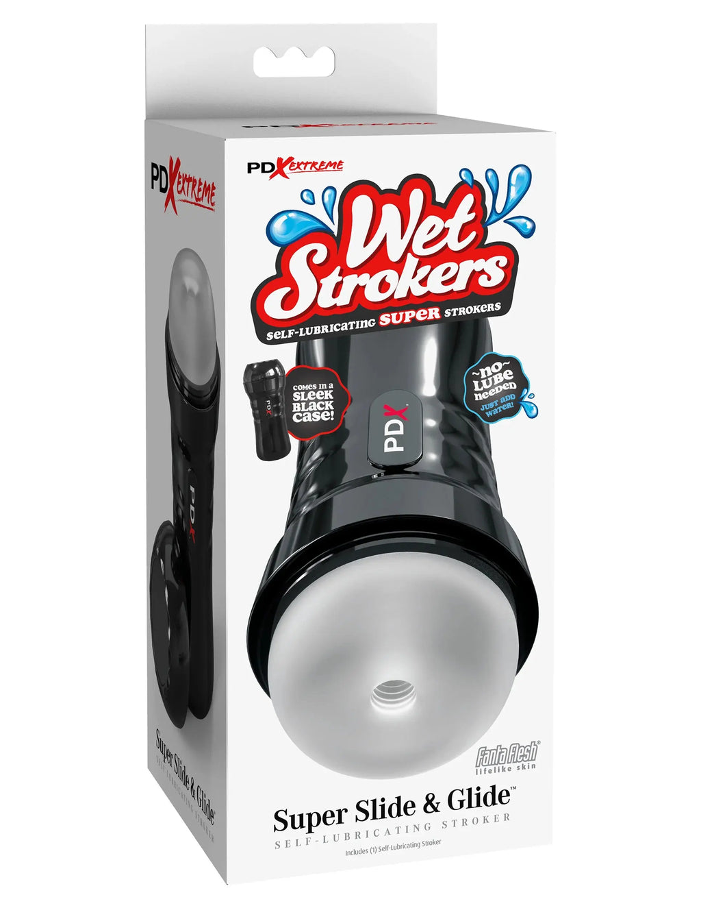 Wet Strokers - Super Slide and Glide - Frosted – body-safe materials suction stimulation | Fu'Cha Exotics