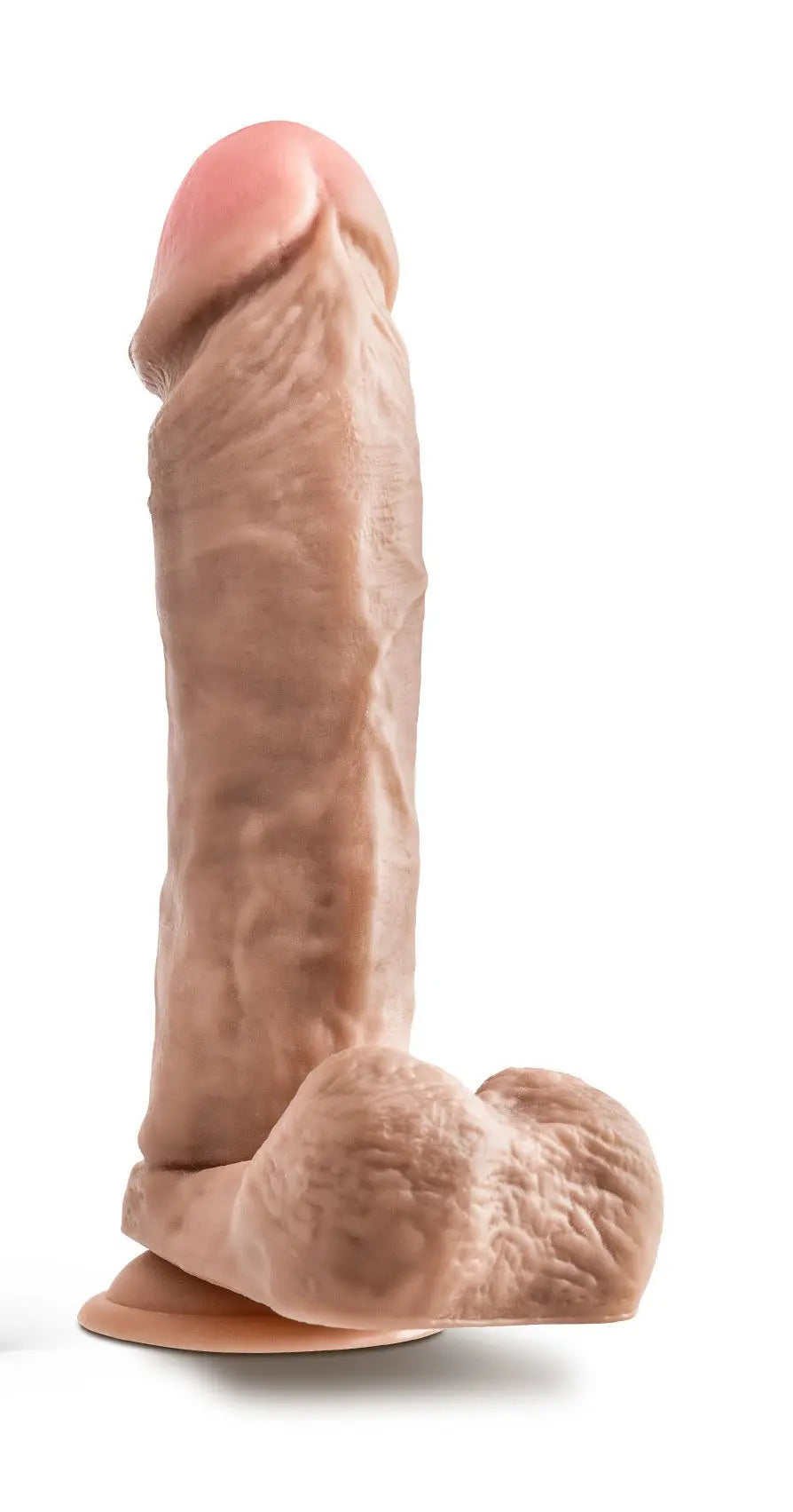 Dr. Skin - Mr. Magic - 9 Inch Dildo With Balls - Beige – body-safe materials | Fu'Cha Exotics