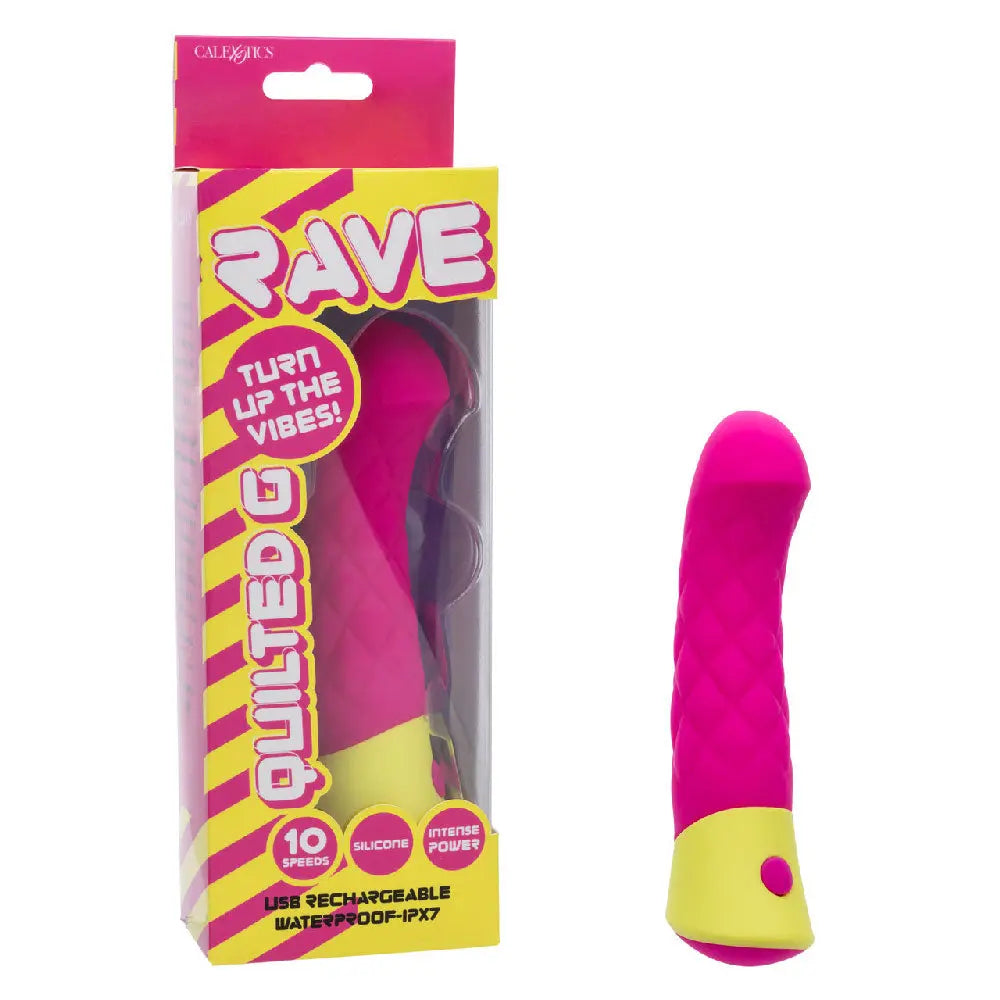 Rave Quilted G - Pink – body-safe materials | Fu'Cha Exotics