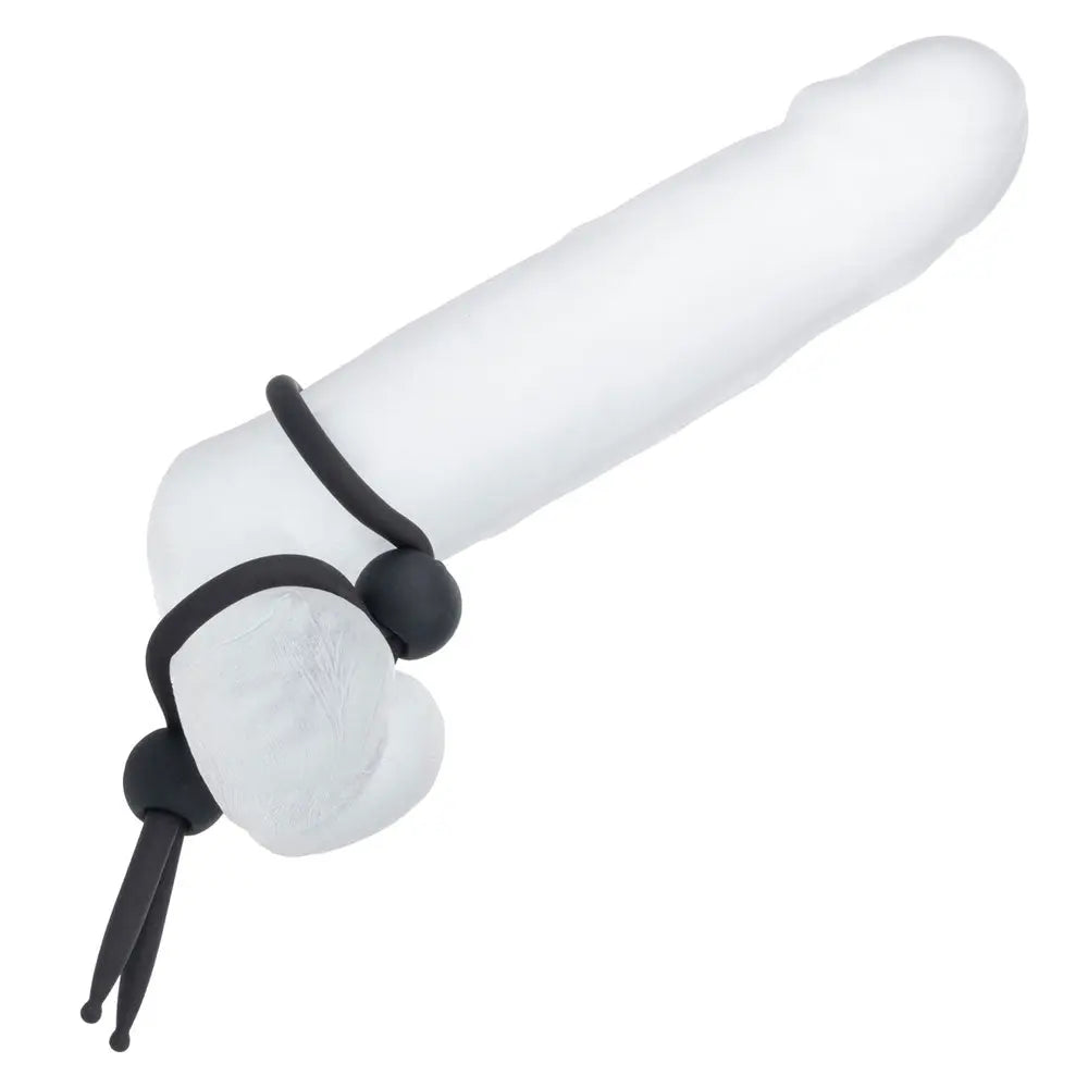 Alpha Liquid Silicone Dual Lasso - Black – body-safe materials | Fu'Cha Exotics