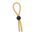 Lasso erection keeper with loop strap and black bead