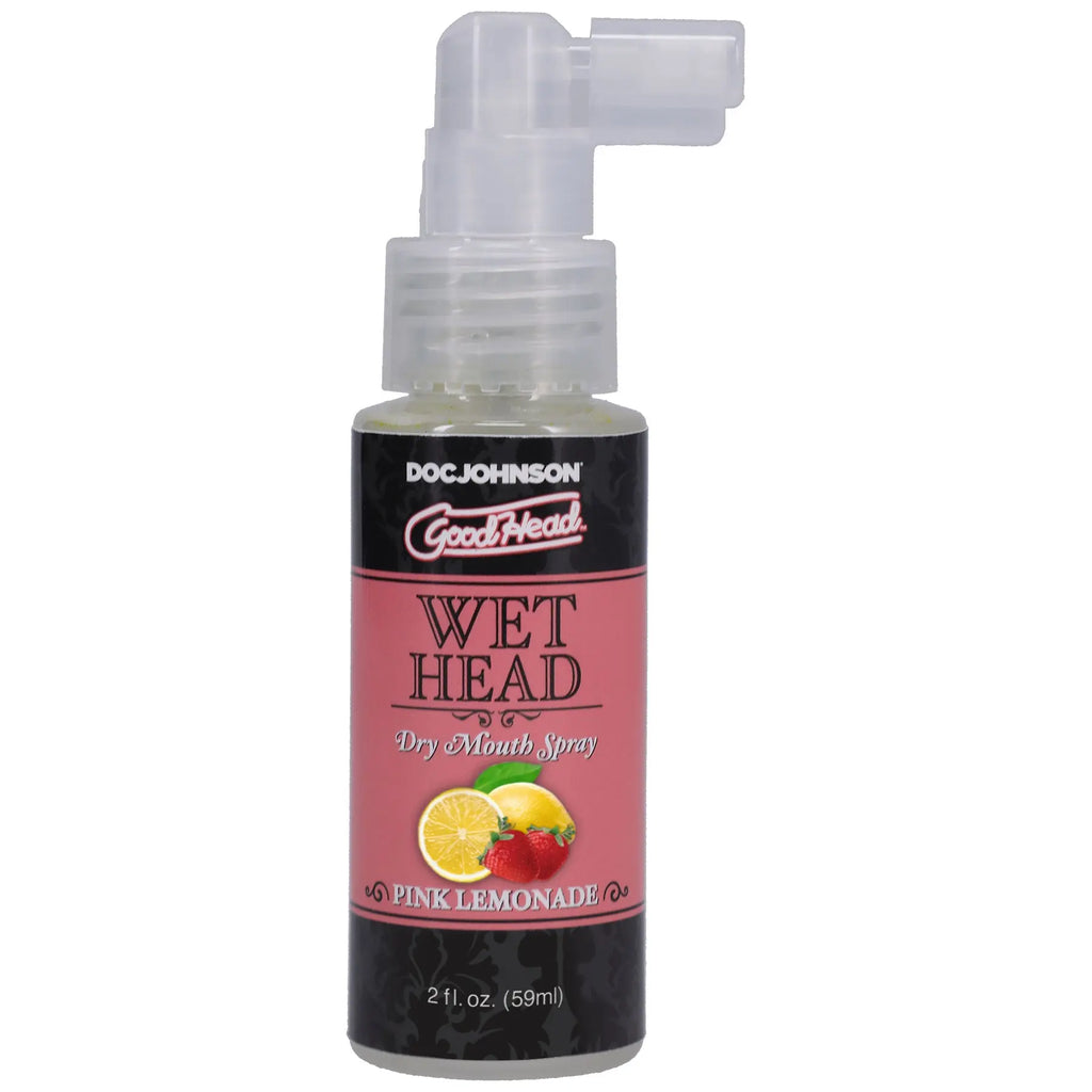 Goodhead - Wet Head - Dry Mouth Spray - Pink Lemonade - 2 Fl. Oz. (59ml) – body-safe materials | Fu'Cha Exotics