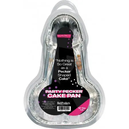 Medium party cake pan, silver foil molded shape for baking