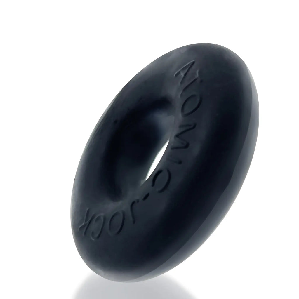 Do-Nut-2 Large Atomic Jock Cockring - Night Black – body-safe materials | Fu'Cha Exotics