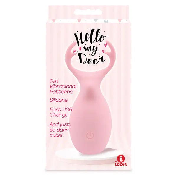 Buzzy Buddies Hello Dear - Pink – body-safe silicone USB-rechargeable | Fu'Cha Exotics