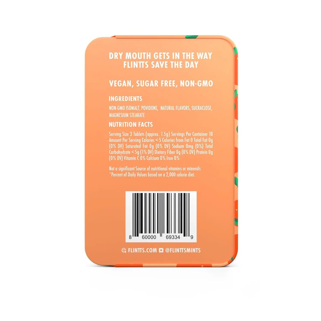 Flintts Mouth Watering Mints Sour Tangerine - F-Strength 175 – body-safe materials | Fu'Cha Exotics