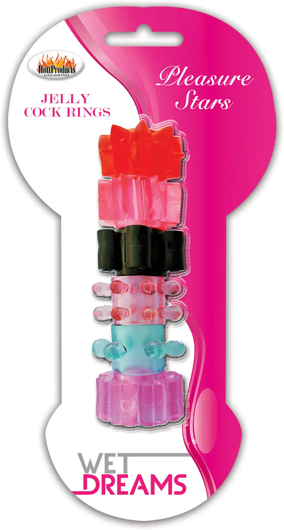 Pleasure Stars Jelly Cock Rings – body-safe materials | Fu'Cha Exotics