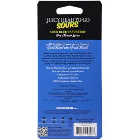 Goodhead Juicyhead Dry Mouth Spray to Go - Sour Blue Raspberry .30 Oz – body-safe materials | Fu'Cha Exotics