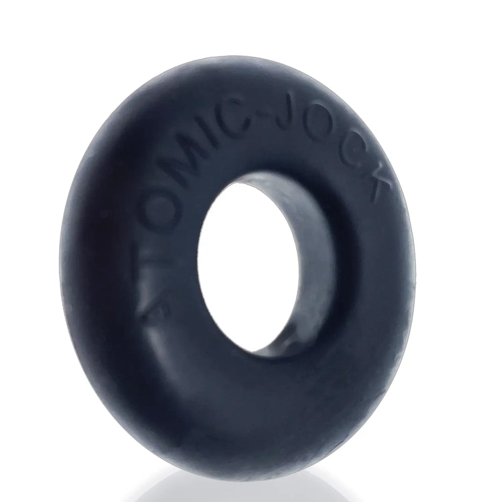 Do-Nut-2 Large Atomic Jock Cockring - Night Black – body-safe materials | Fu'Cha Exotics