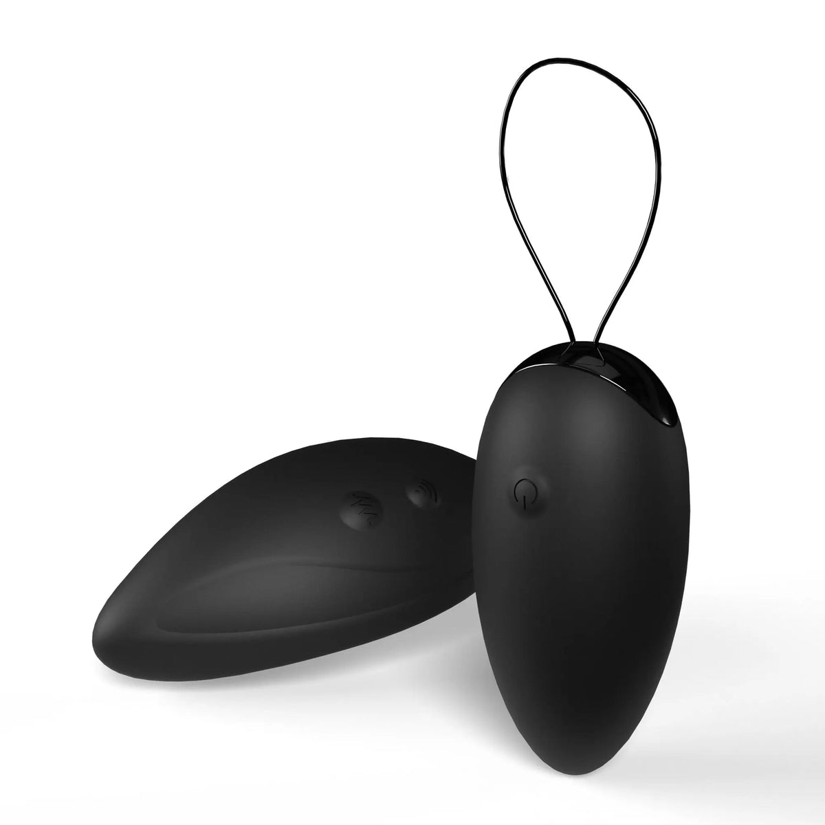 Premium Dual Vibe Remote and Egg - Black – body-safe materials | Fu'Cha Exotics