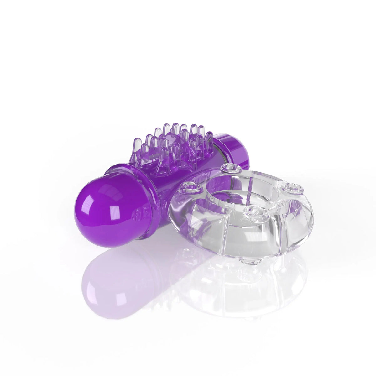 Screaming O 4b - Owow Super Powered Vibrating Ring - Grape – body-safe materials | Fu'Cha Exotics