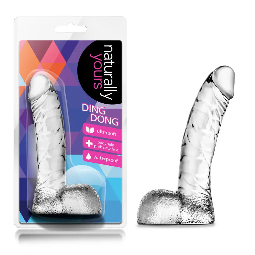 Naturally Yours Ding Dong - Clear – latex-free fully waterproof | Fu'Cha Exotics
