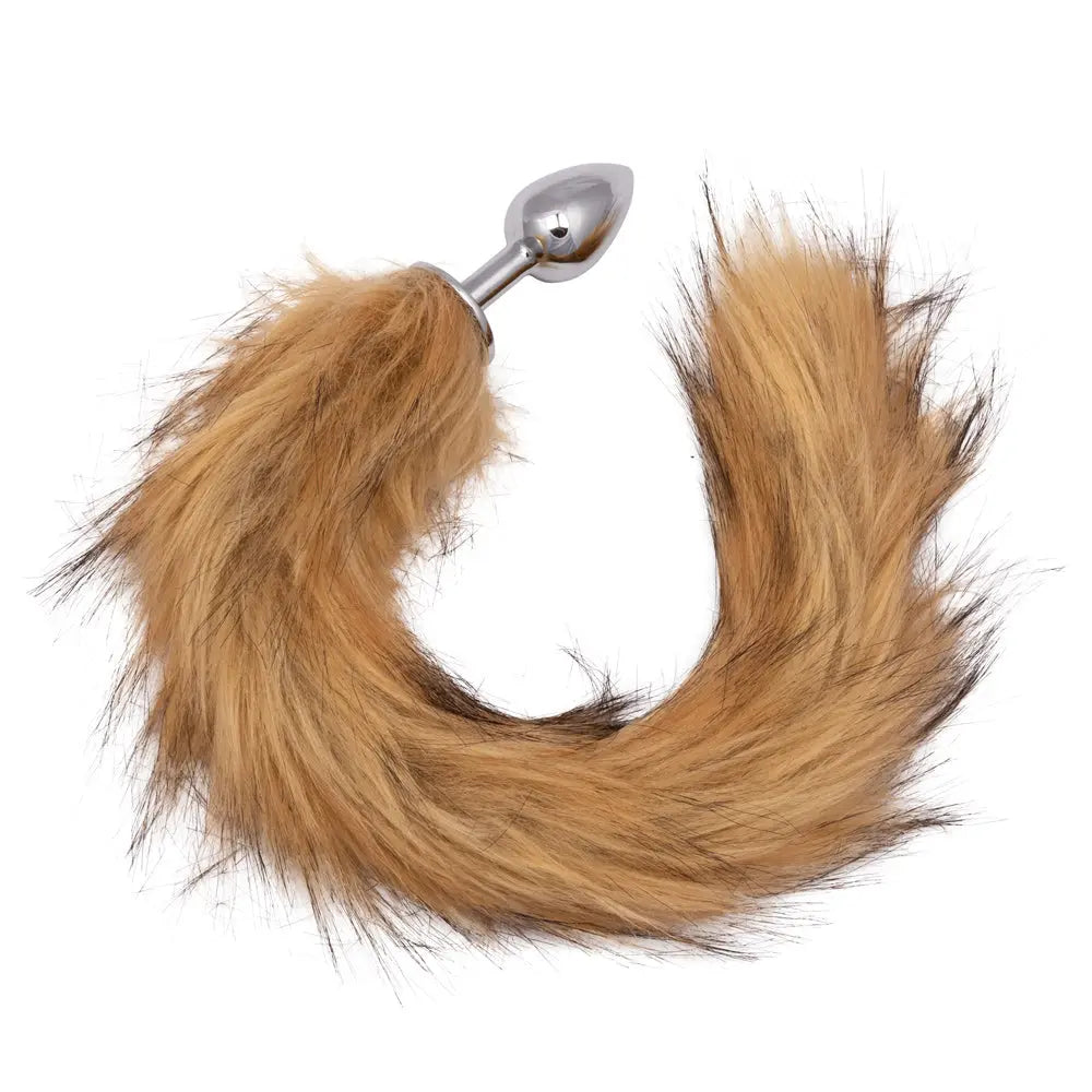 Running Wild Tail - Brown – body-safe materials | Fu'Cha Exotics