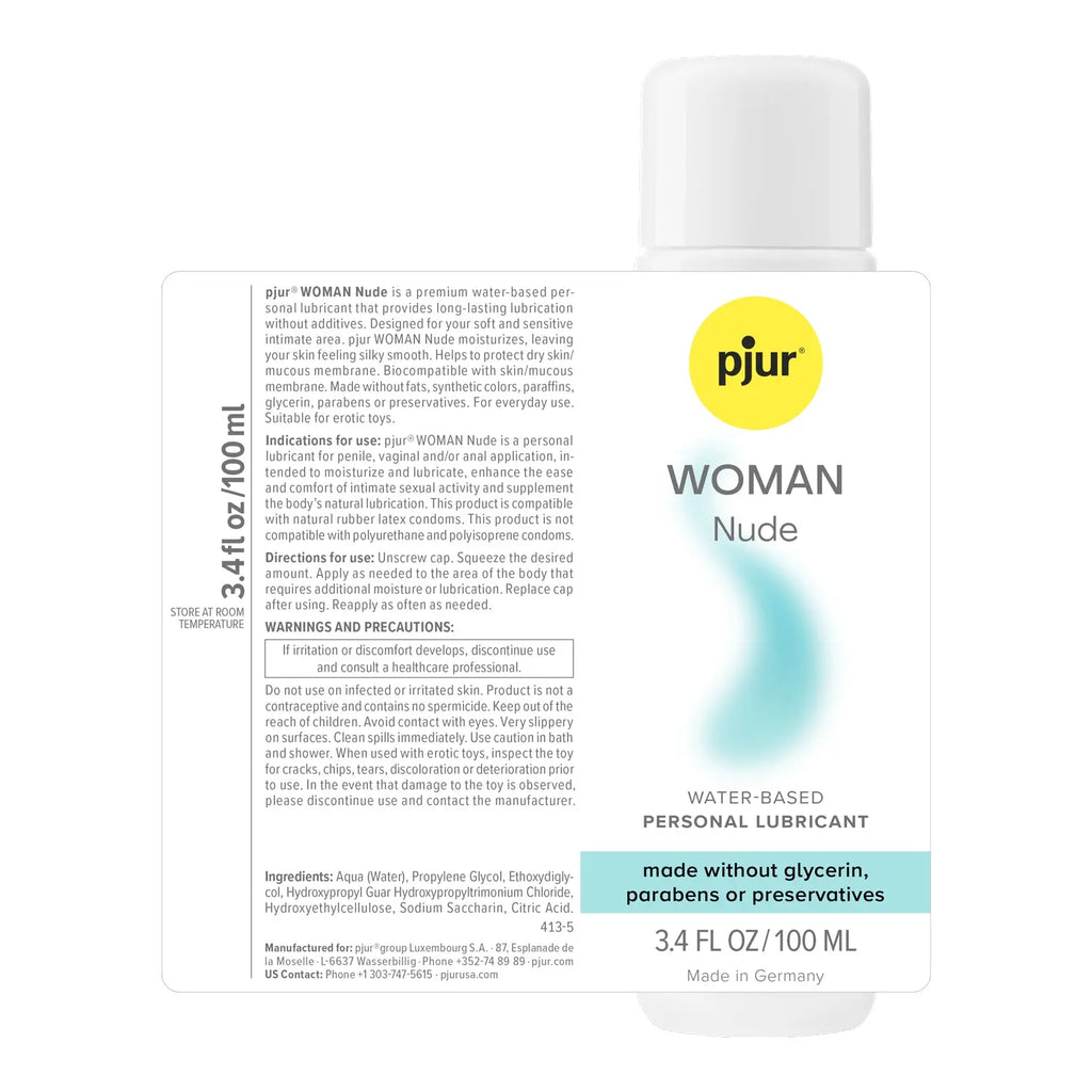 Pjur Woman Nude - 3.4 Fl. Oz. 100ml – body-safe materials | Fu'Cha Exotics