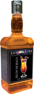 Liquor Lube sex on the beach personal lubricant bottle, amber 4 fl oz
