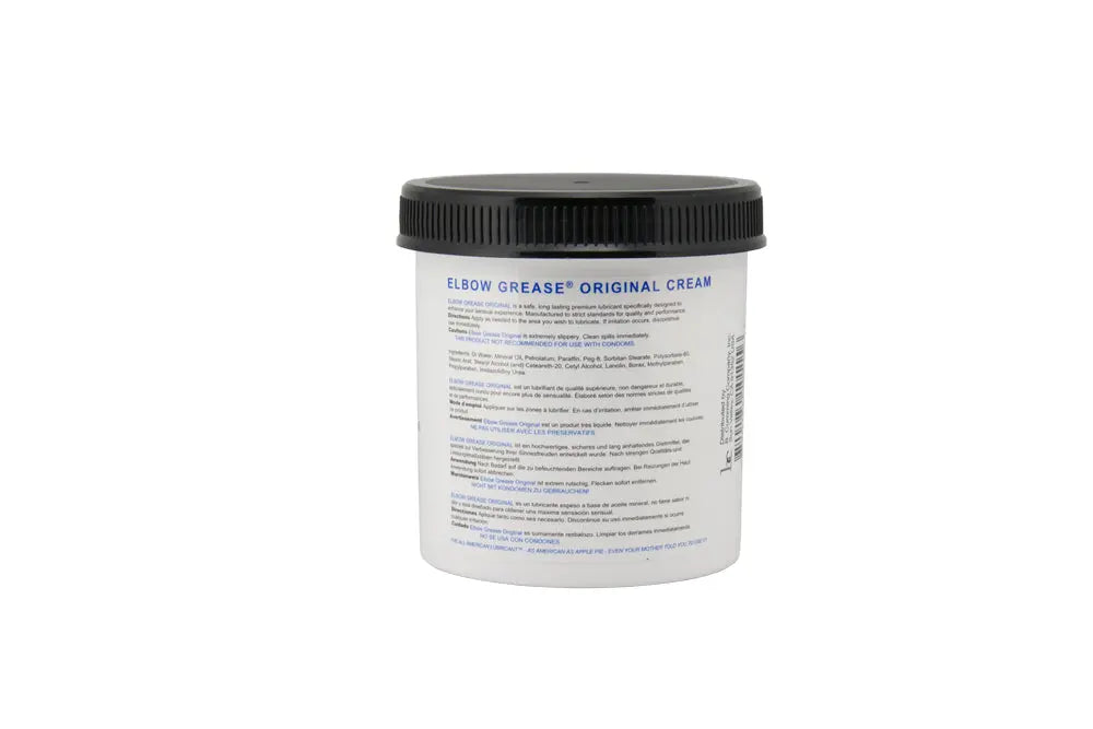 Elbow Grease Original Cream - 15 Oz. – body-safe materials | Fu'Cha Exotics