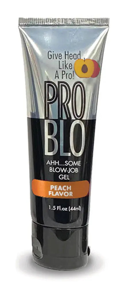Problow - Oral Pleasure Gel - Peach – body-safe materials | Fu'Cha Exotics