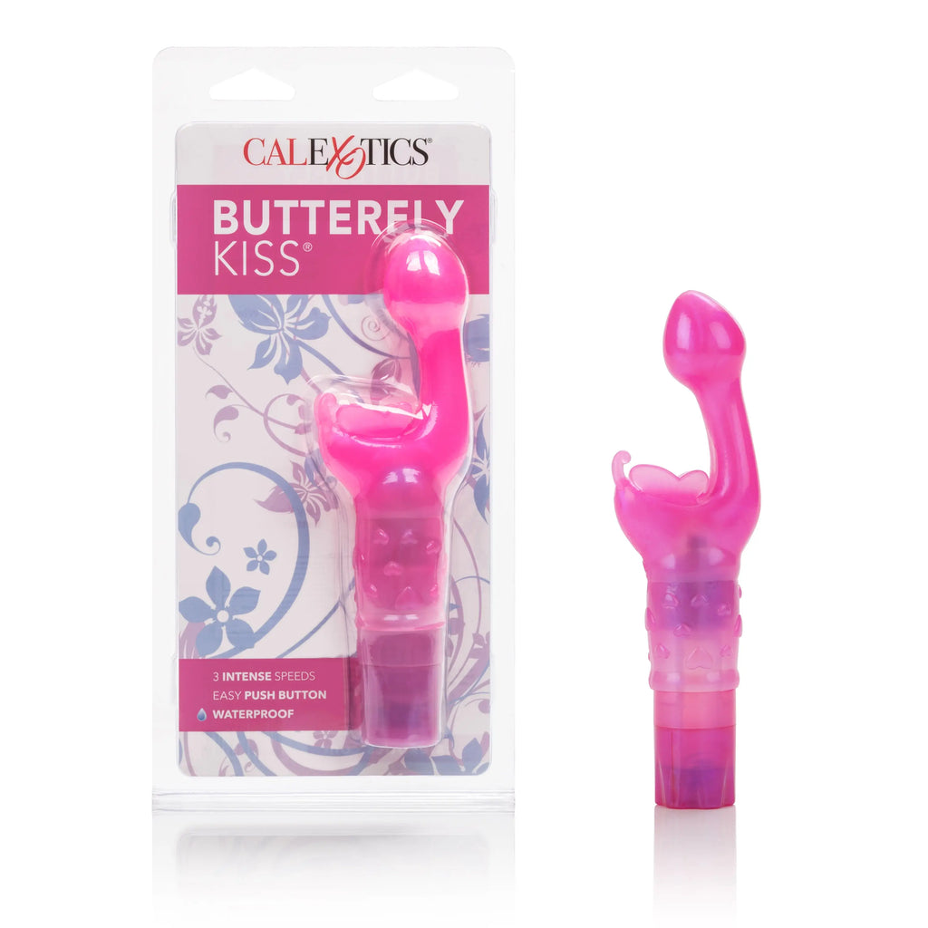 Butterfly Kiss Vibe - Pink – body-safe materials | Fu'Cha Exotics
