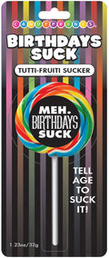 Birthdays Suck Meh Lollipop