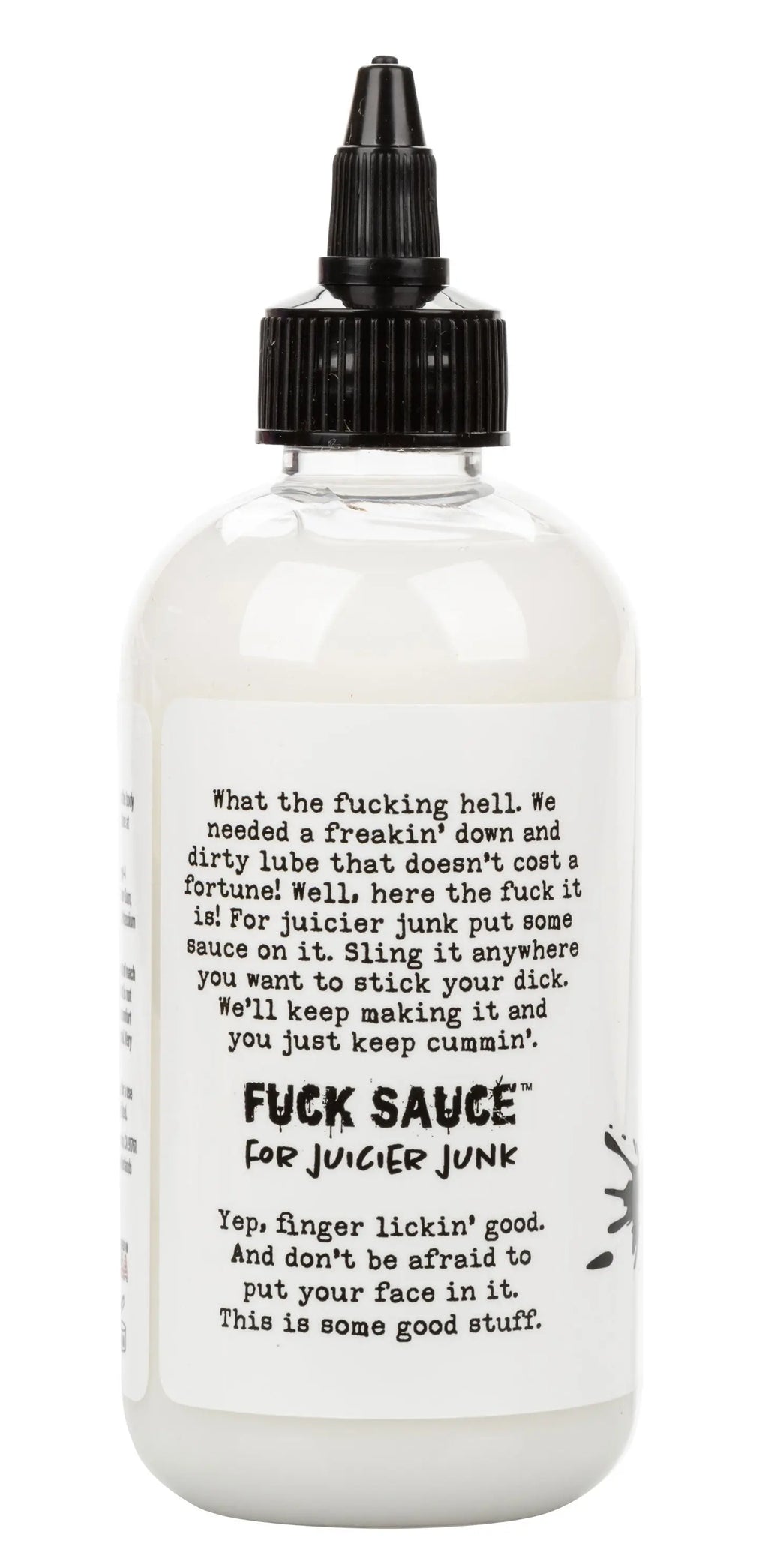 Fuck Sauce Cum Scented Lubricant 8 Oz – body-safe materials | Fu'Cha Exotics