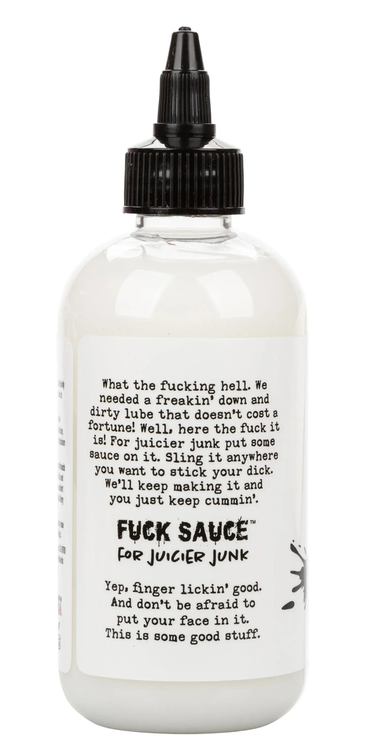 Fuck Sauce Cum Scented Lubricant 8 Oz – body-safe materials | Fu'Cha Exotics