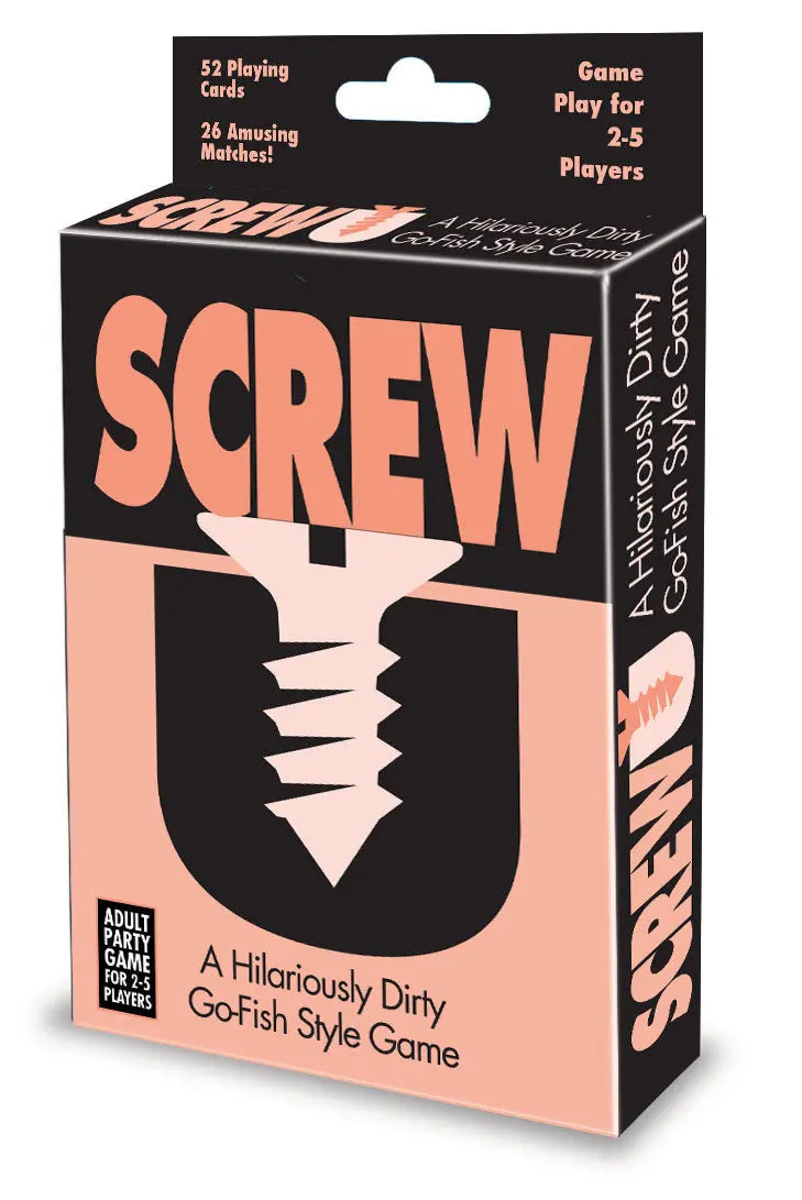 Screw U - Card Game – body-safe materials | Fu'Cha Exotics