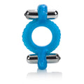 Blue dolphin-shaped clip with two chrome handles