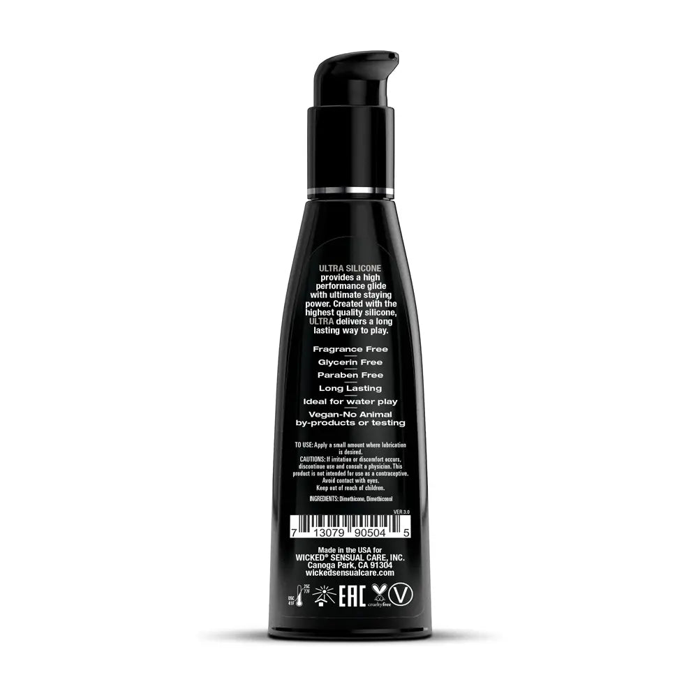Ultra Silicone Lubricant - 4 Fl. Oz. – body-safe silicone | Fu'Cha Exotics