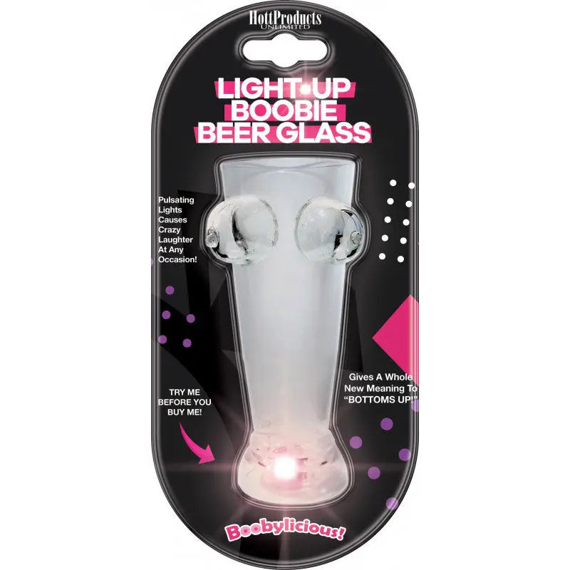 Light Up Boobie Beer Glass – borosilicate glass | Fu'Cha Exotics