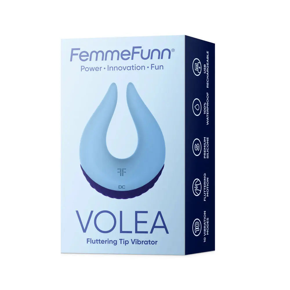 Volea - Light Blue / Dark Purple Base – body-safe materials | Fu'Cha Exotics