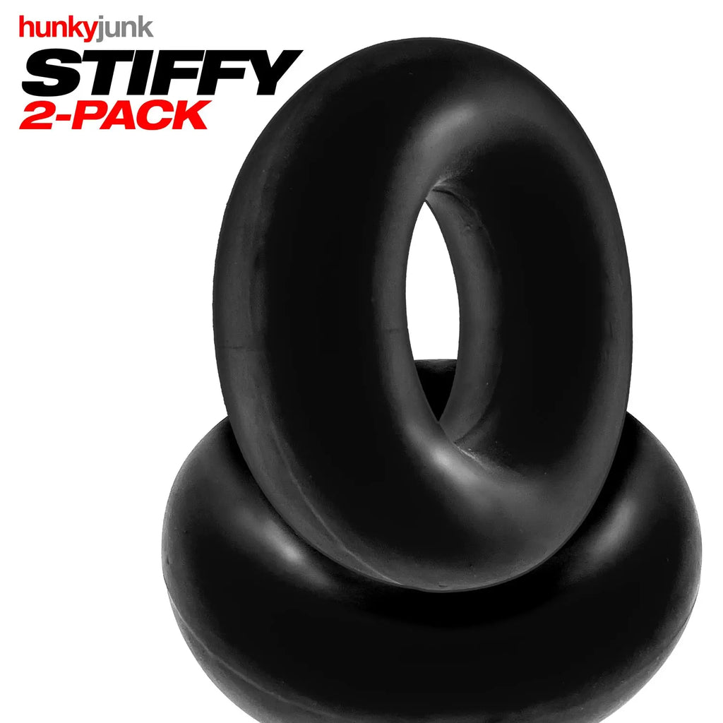 Stiffy 2 -Pack Bulge-Rings - Tar Ice – body-safe materials | Fu'Cha Exotics