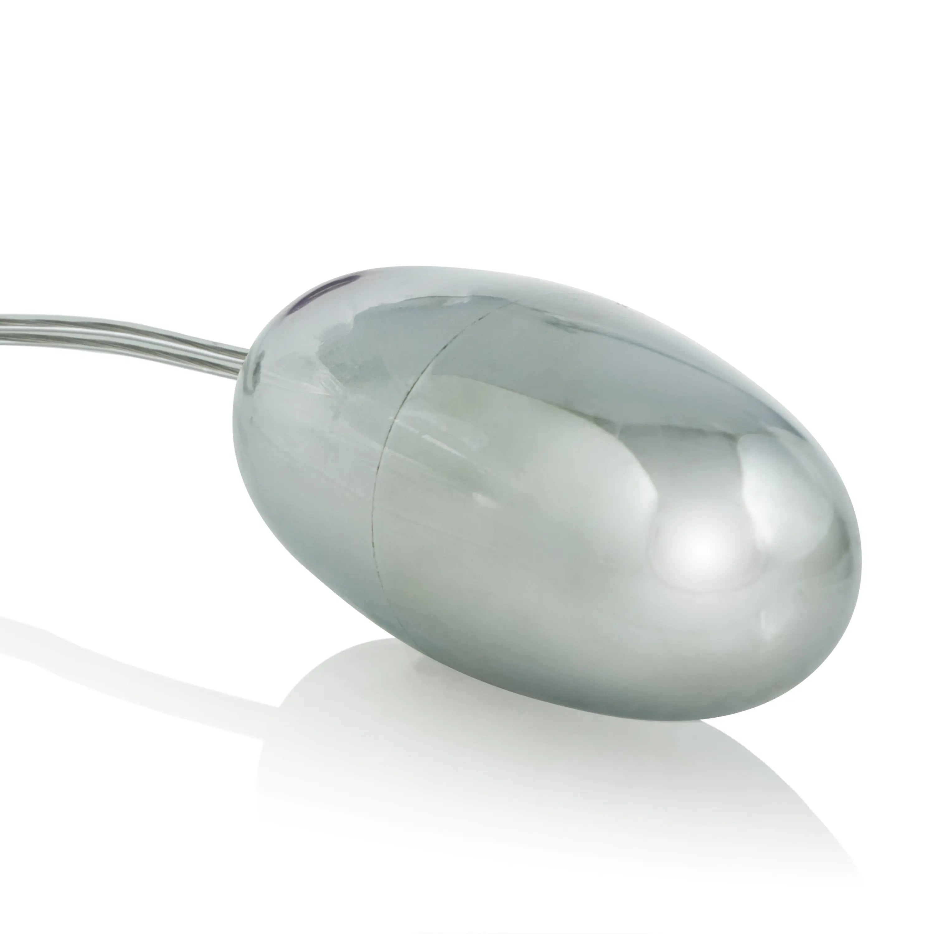 Silver oval ring with smooth domed top