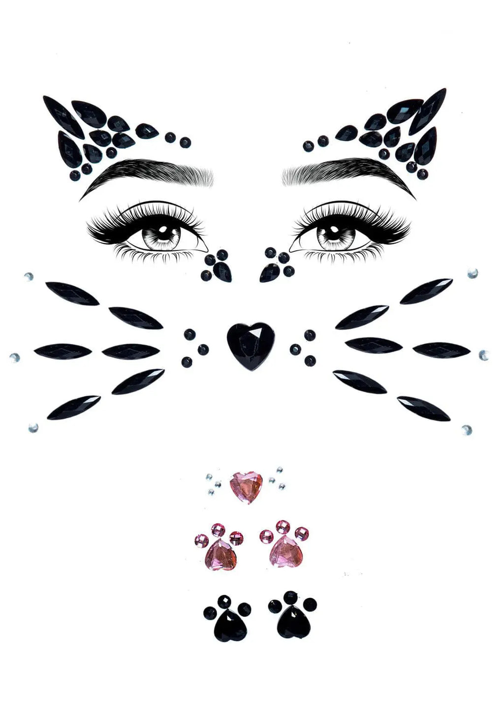 Animal Rhinestone Stick-on Jewels – body-safe materials | Fu'Cha Exotics