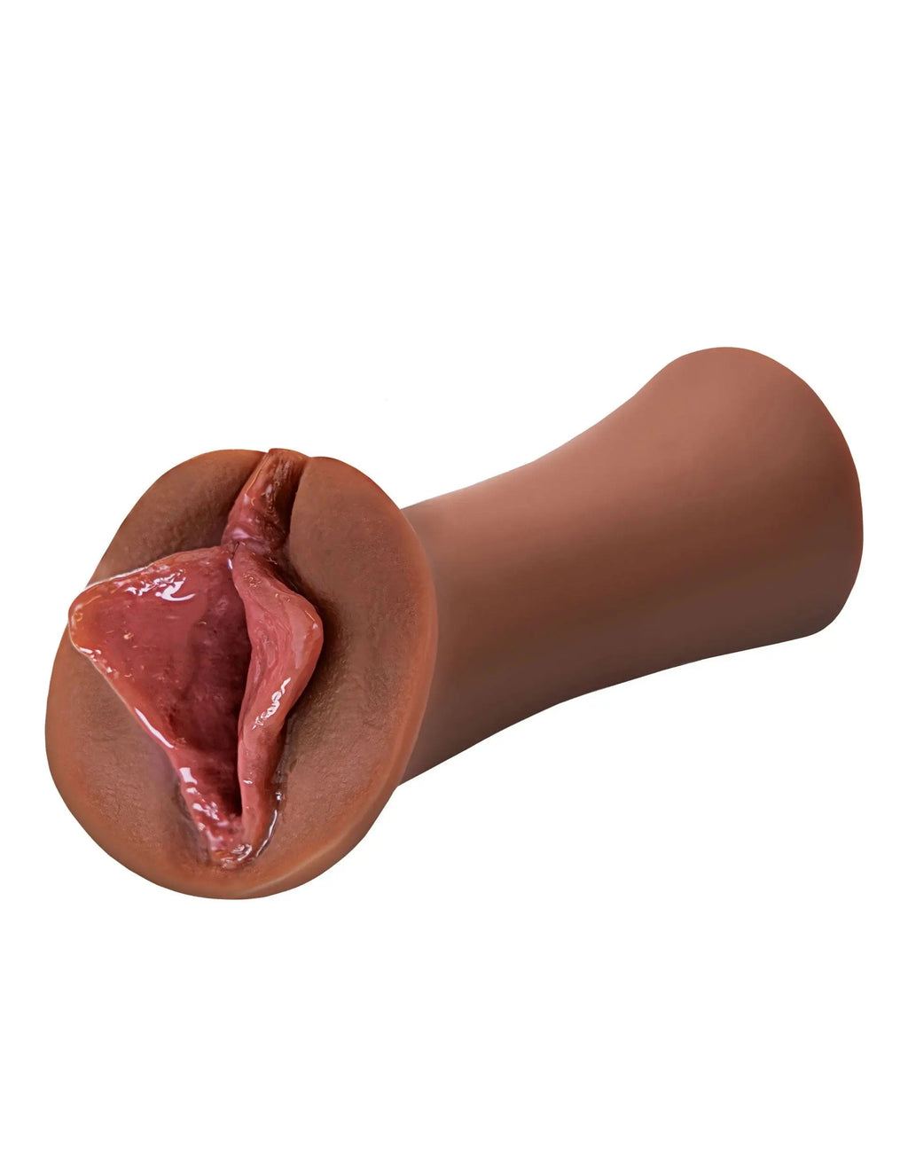 Extreme Wet Pussies - Luscious Lips - Brown – body-safe materials | Fu'Cha Exotics