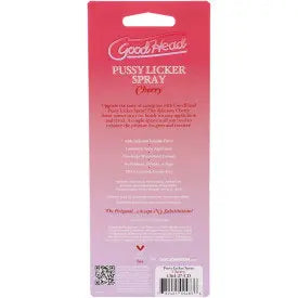 Goodhead Pussy Licker Spray Cherry 1 Fl Oz – body-safe materials | Fu'Cha Exotics