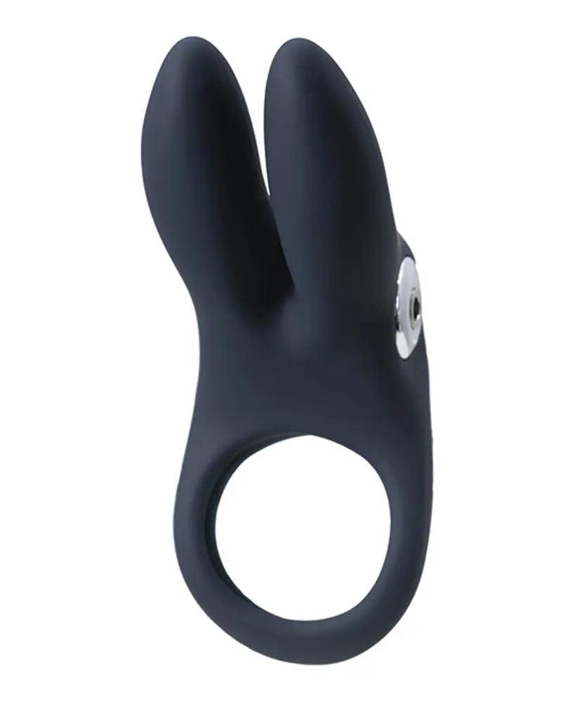 Sexy Bunny Rechargeable Ring - Black Pearl – body-safe materials | Fu'Cha Exotics