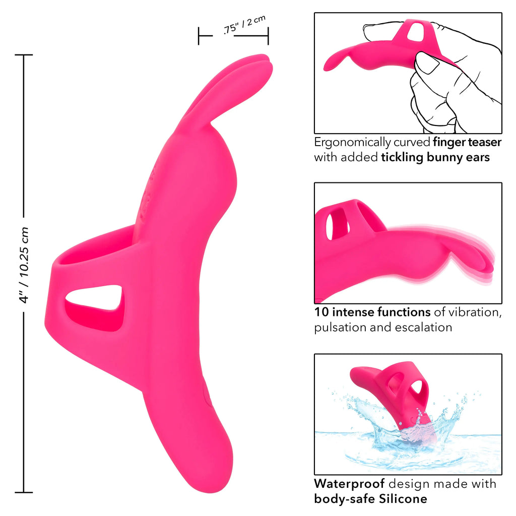 Neon Vibes - the Flirty Vibe - Pink – body-safe materials | Fu'Cha Exotics
