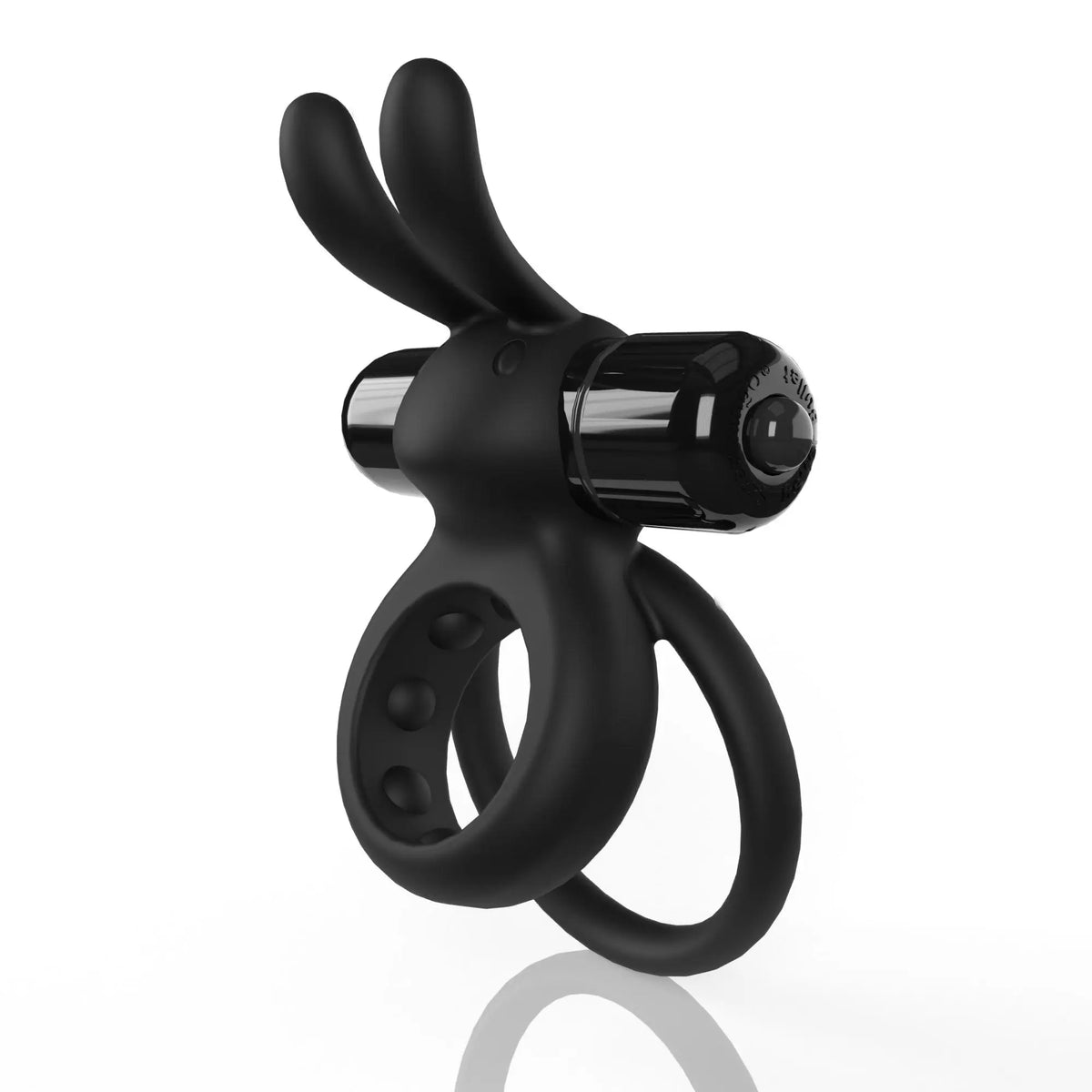 Screaming O 4b - Ohare Wearable Rabbit Vibe - Black – body-safe materials | Fu'Cha Exotics