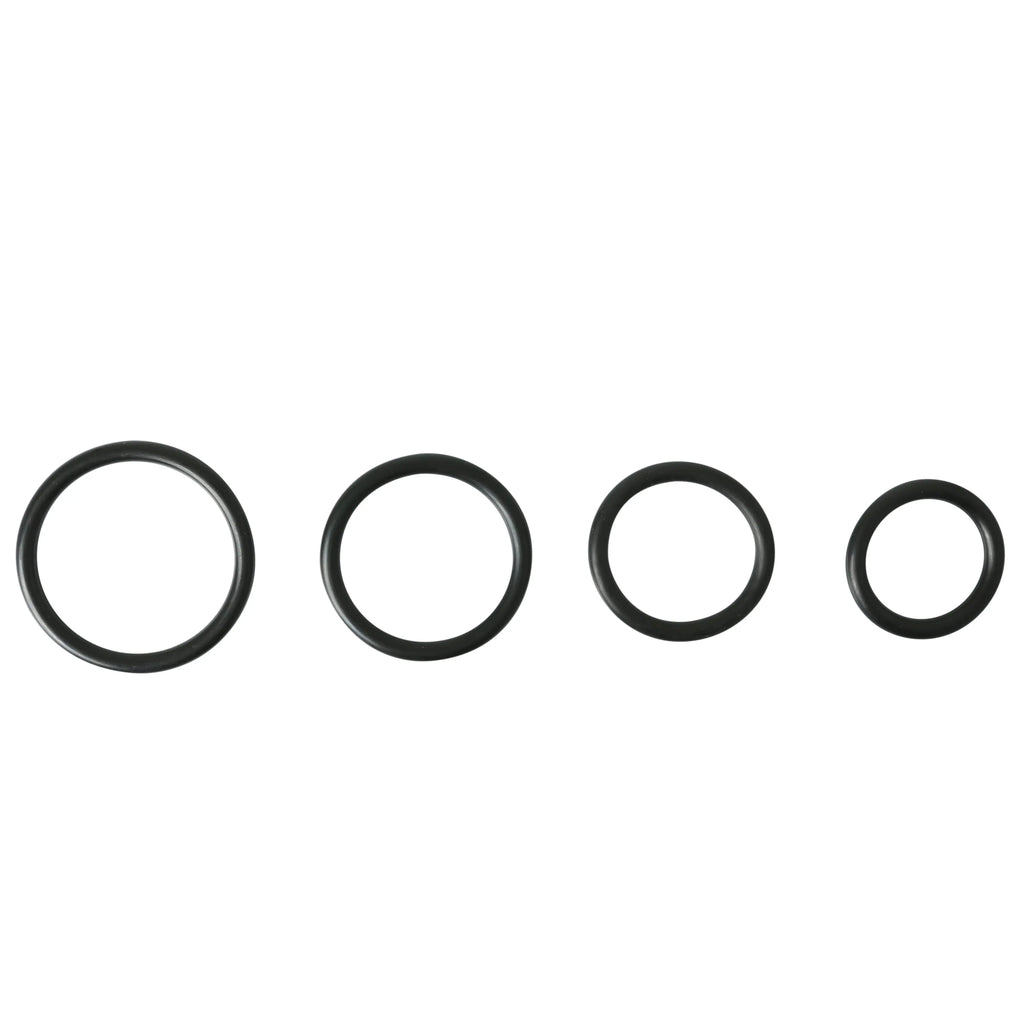Rubber O Ring 4 Pack – body-safe rubber | Fu'Cha Exotics