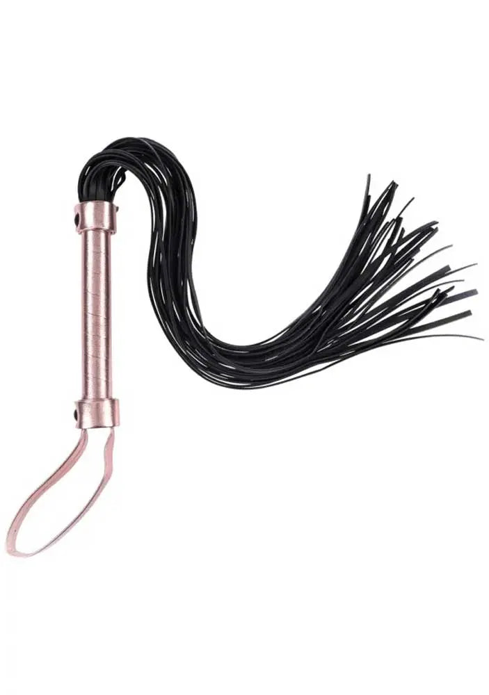 Brat Flogger - Black / Rose Gold – ABS plastic | Fu'Cha Exotics