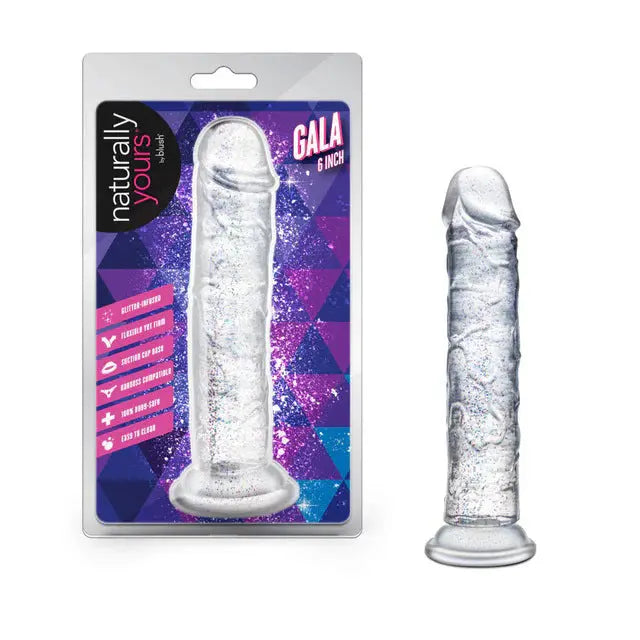 Naturally Yours - Gala - Sparkling Clear – body-safe materials suction stimulation | Fu'Cha Exotics
