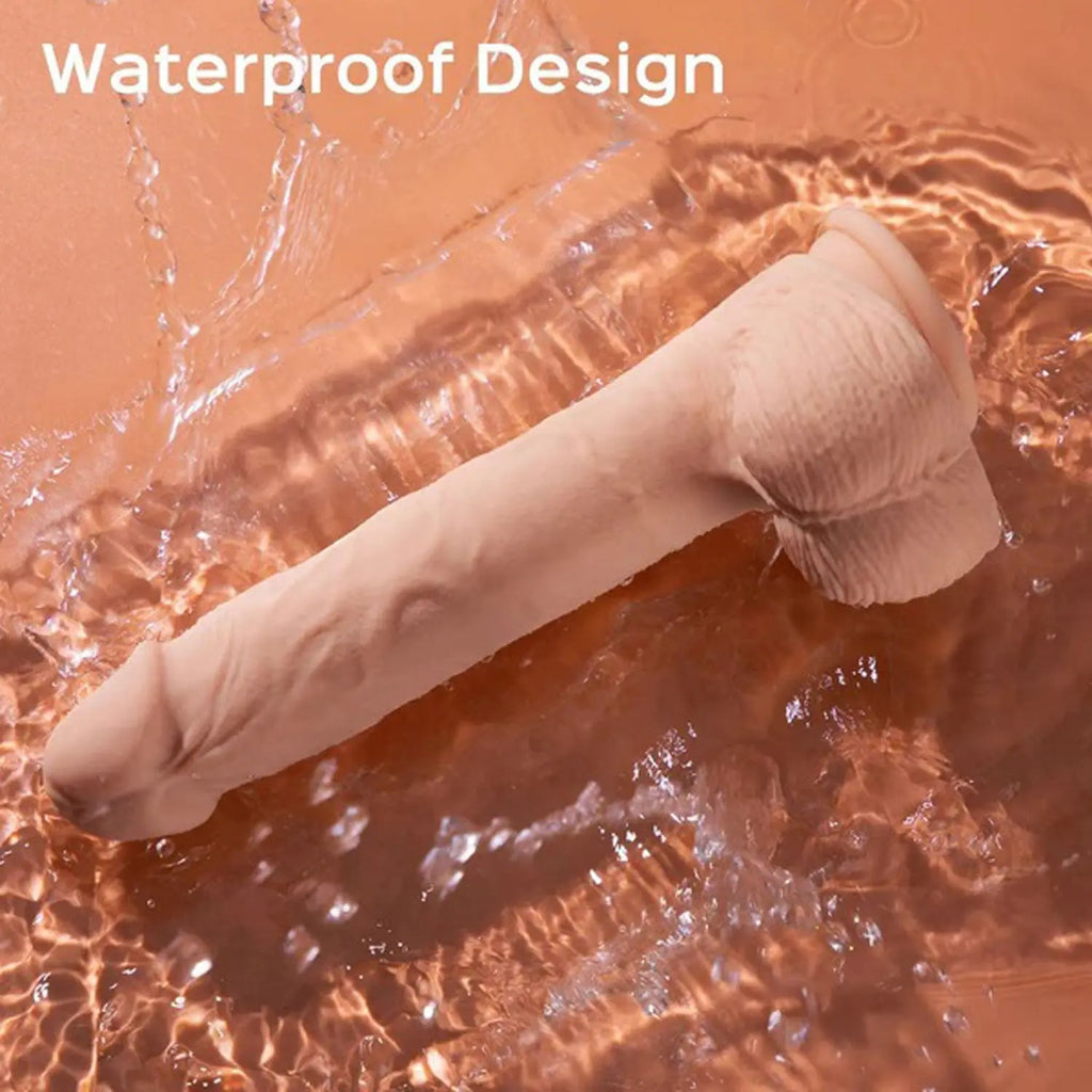 Kenzo-App Controlled 9.5" Big Realistic - Thrusting Dildo – body-safe materials app-controlled | Fu'Cha Exotics